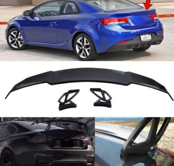 car rear wing spoiler